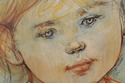 F73833: &lsquo;Beatrice & Baby&rsquo; Lithograph Art - Num