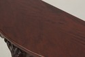 L73835: BAKER Carved Mahogany Paw Foot Console Tab