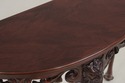 L73835: BAKER Carved Mahogany Paw Foot Console Tab