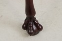 L73835: BAKER Carved Mahogany Paw Foot Console Tab