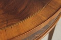 L73838: HEKMAN Mahogany Inlaid Demilune Table
