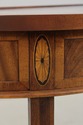 L73838: HEKMAN Mahogany Inlaid Demilune Table