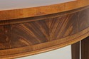 L73838: HEKMAN Mahogany Inlaid Demilune Table
