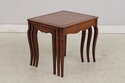 L73844: HENREDON Cherry French Style Nesting Table