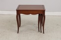L73844: HENREDON Cherry French Style Nesting Table