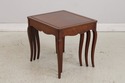 L73844: HENREDON Cherry French Style Nesting Table