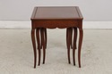 L73844: HENREDON Cherry French Style Nesting Table
