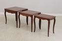 L73844: HENREDON Cherry French Style Nesting Table