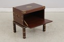 F73847: Vintage Asian Inspired Brass Inlaid Box On