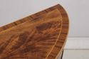 L73849: THEODORE ALEXANDER Inlaid Demilune Table (