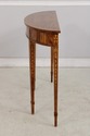 L73849: THEODORE ALEXANDER Inlaid Demilune Table (