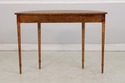 L73849: THEODORE ALEXANDER Inlaid Demilune Table (