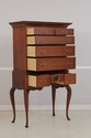 73850: Bench Made Cherry 8 Drawer Highboy