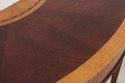 73856: ETHAN ALLEN Inlaid Mahogany Console Hall Ta