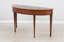 73856: ETHAN ALLEN Inlaid Mahogany Console Hall Ta