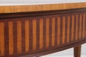 73856: ETHAN ALLEN Inlaid Mahogany Console Hall Ta
