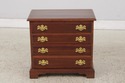 L73858: HENKEL HARRIS Cherry 4 Drawer Chairside Ch