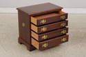 L73858: HENKEL HARRIS Cherry 4 Drawer Chairside Ch