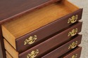 L73858: HENKEL HARRIS Cherry 4 Drawer Chairside Ch