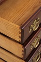 L73858: HENKEL HARRIS Cherry 4 Drawer Chairside Ch