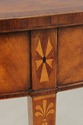 73861: THEODORE ALEXANDER Inlaid Demilune Table (2