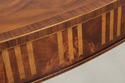 73861: THEODORE ALEXANDER Inlaid Demilune Table (2