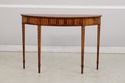 73861: THEODORE ALEXANDER Inlaid Demilune Table (2