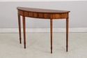73861: THEODORE ALEXANDER Inlaid Demilune Table (2
