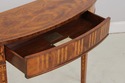 73861: THEODORE ALEXANDER Inlaid Demilune Table (2