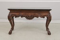 73881: Georgian Style Mahogany Marble Top Console 