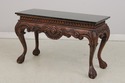73881: Georgian Style Mahogany Marble Top Console 