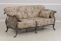 F73882/83: WOODWARD Outdoor Cast Aluminum Sofa & C