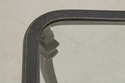 F73884: Outdoor Cast Aluminum Glass Top Patio End 