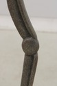 F73884: Outdoor Cast Aluminum Glass Top Patio End 