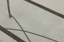 F73885: Outdoor Cast Aluminum Glass Top Patio Cock