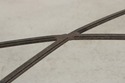 F73885: Outdoor Cast Aluminum Glass Top Patio Cock
