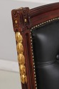 73886: FRANCESCO MOLON Black Tufted Leather Swivel