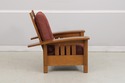 73889: STICKLEY Mission Oak Bow Arm Morris Chair