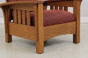 73889: STICKLEY Mission Oak Bow Arm Morris Chair