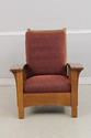 73889: STICKLEY Mission Oak Bow Arm Morris Chair