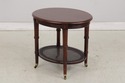 73905: ETHAN ALLEN Freeport Cane Shelf End Table