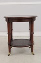 73905: ETHAN ALLEN Freeport Cane Shelf End Table