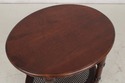 73905: ETHAN ALLEN Freeport Cane Shelf End Table