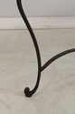 L73909: Wrought Iron Base Marble Top Console Table