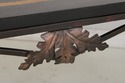 L73909: Wrought Iron Base Marble Top Console Table