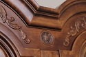73913: HENREDON Walnut Louis XV Armoire Wardrobe
