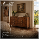 73914: HENREDON Villa Borghese 9 Drawer Walnut Dre