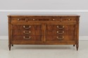 73914: HENREDON Villa Borghese 9 Drawer Walnut Dre
