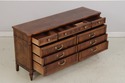 73914: HENREDON Villa Borghese 9 Drawer Walnut Dre