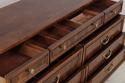 73914: HENREDON Villa Borghese 9 Drawer Walnut Dre